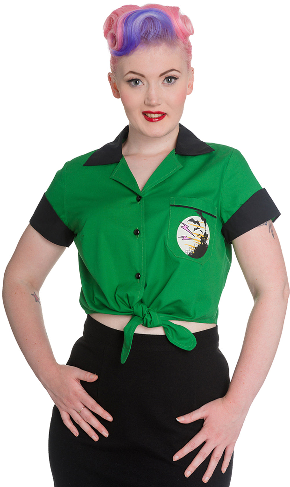 Hell_Bunny_LIVING_DEAD_50s_DINER_Style_Bats_BLUSE_Shirt