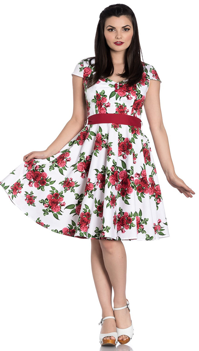 Hell_Bunny_LORENE_Floral_ROSE_Vintage_Kurzarm_SWING_DRESS_Kleid-1McLXxWUDbCLci