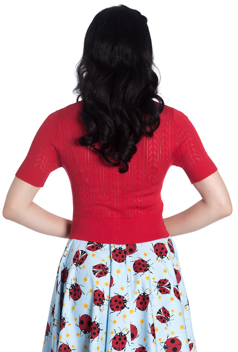 Hell_Bunny_LORETTA_Vintage_LOCHMUSTER_Kurzarm_STRICKJACKE_Cardigan_-_Rot-2