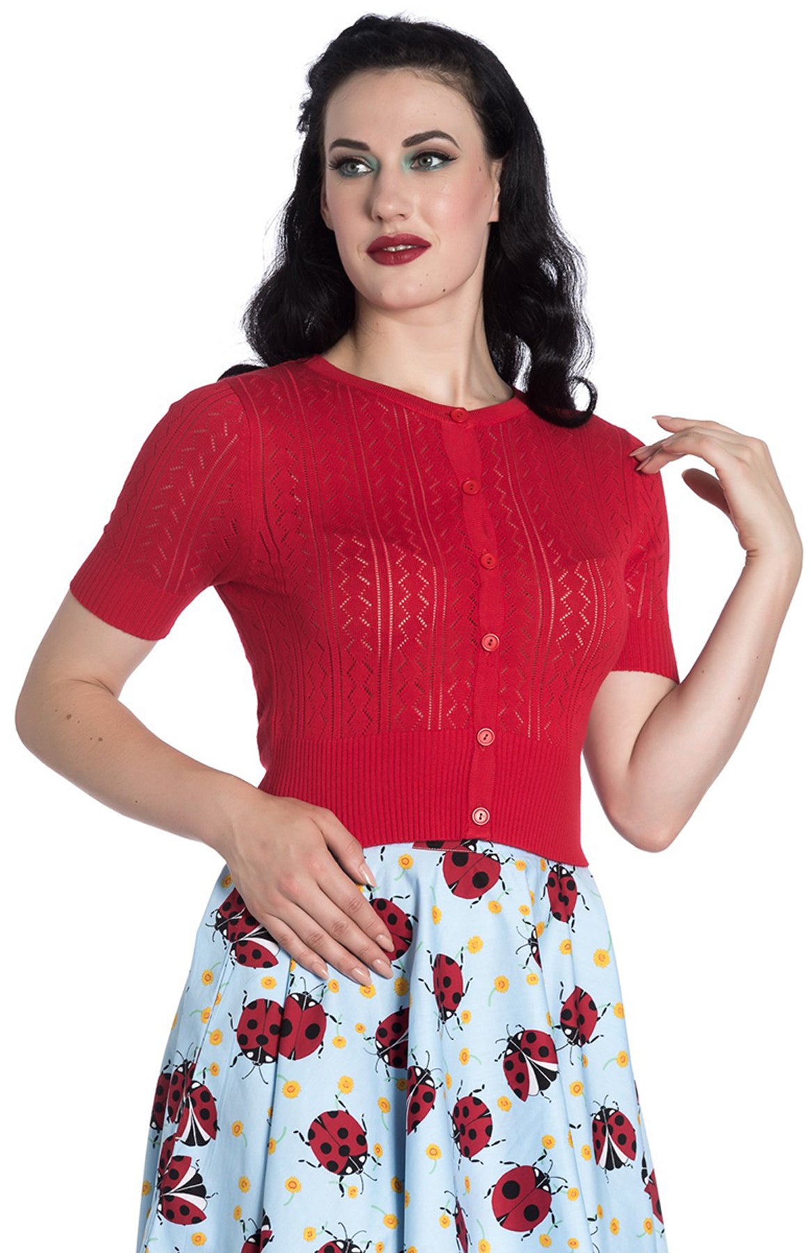 Hell_Bunny_LORETTA_Vintage_LOCHMUSTER_Kurzarm_STRICKJACKE_Cardigan_-_Rot_killer_kirscheNncne9B9JbLho