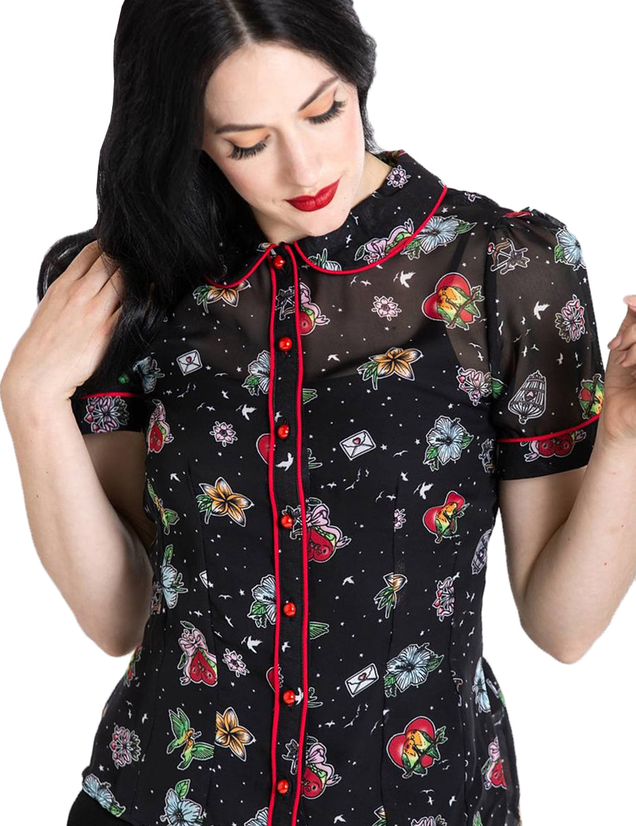 Hell_Bunny_LOVEBIRD_Hibiskus_VOGEL_Frangipani_Retro_Kurzarm_BLUSE_Hemd-2y6DMNfdgc9QAg