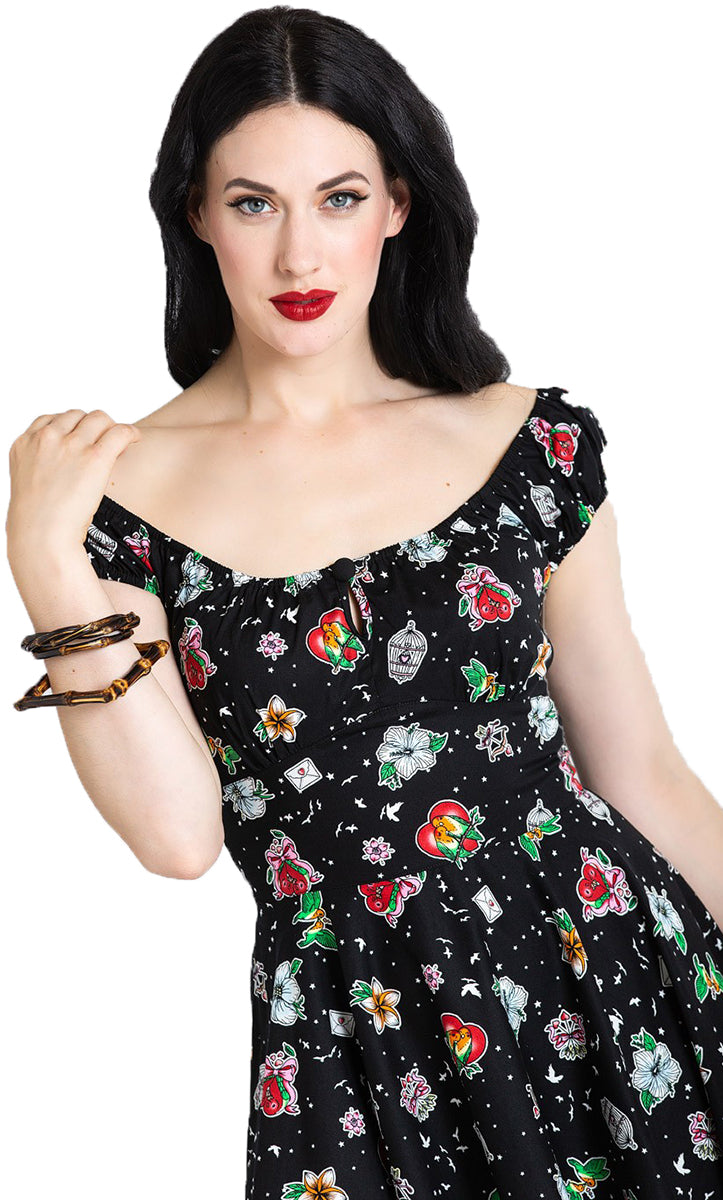 Hell_Bunny_LOVEBIRD_Hibiskus_VOGEL_Retro_Stars_Swing_Dress_KLEID-2hC3GsLYicxQSd