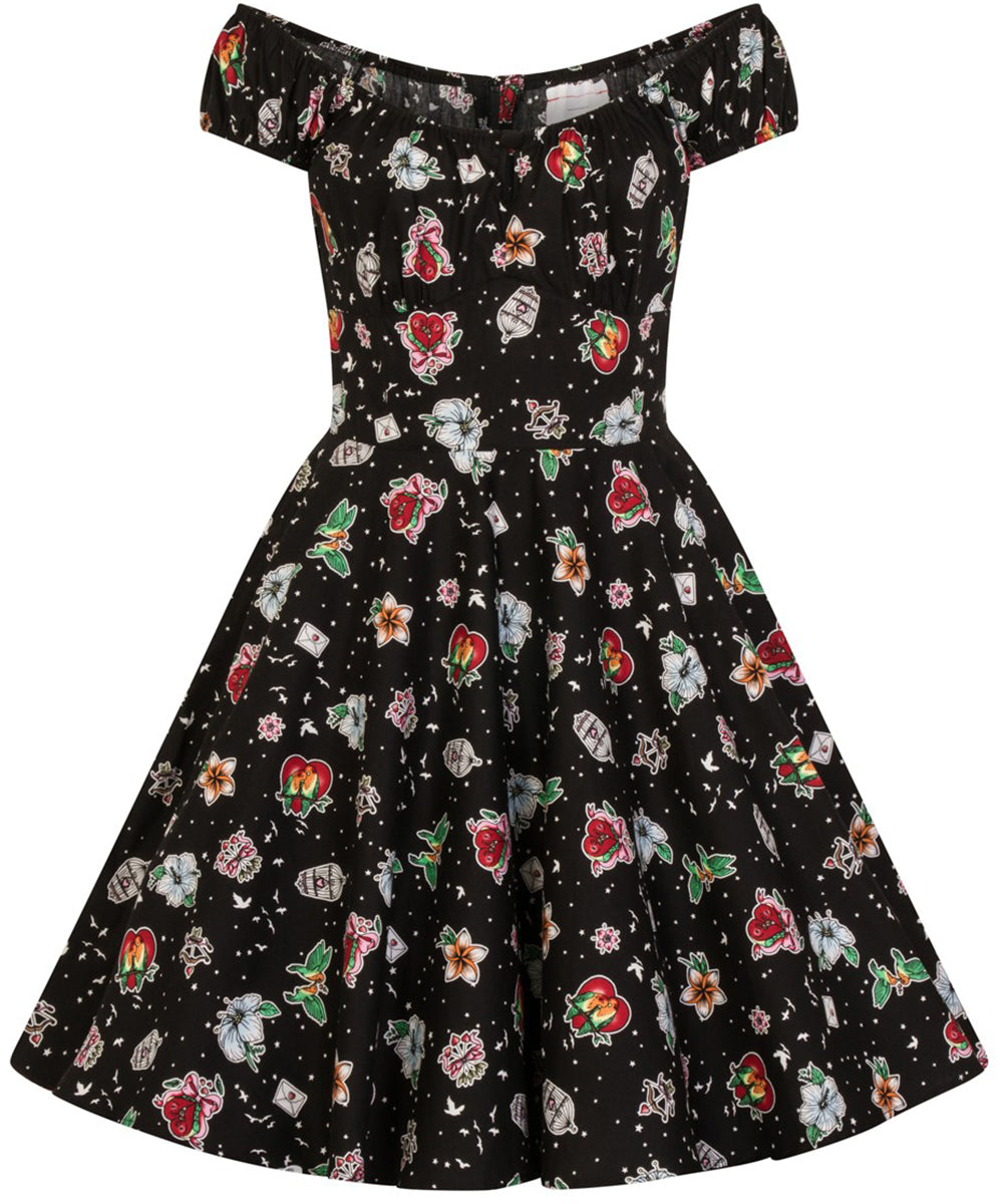 Hell_Bunny_LOVEBIRD_Hibiskus_VOGEL_Retro_Stars_Swing_Dress_KLEID-5r4py1zaReTDXq