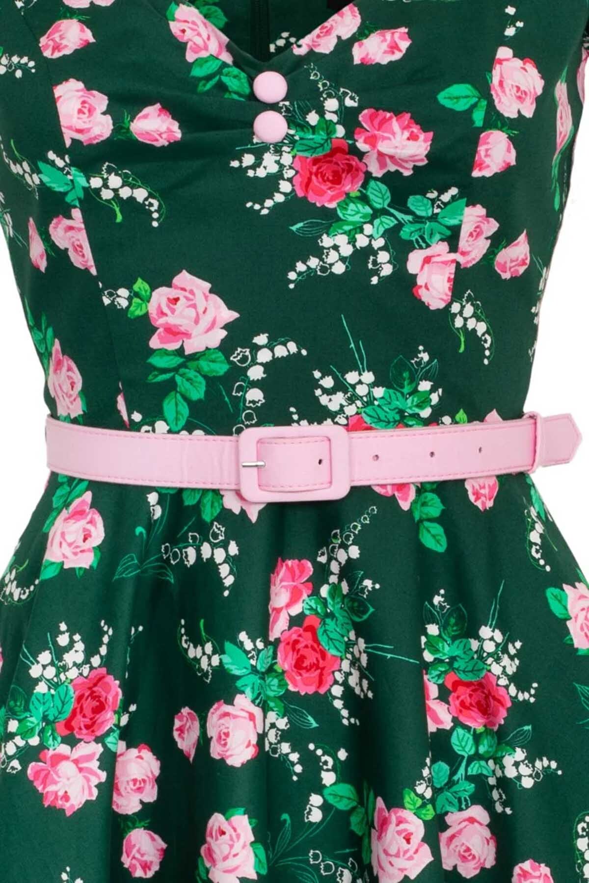Hell_Bunny_MABEL_FLORAL_Vintage_Retro_Rosen_Full_Circle_SWING_DRESS_Kleid_-_Tannengruen-6