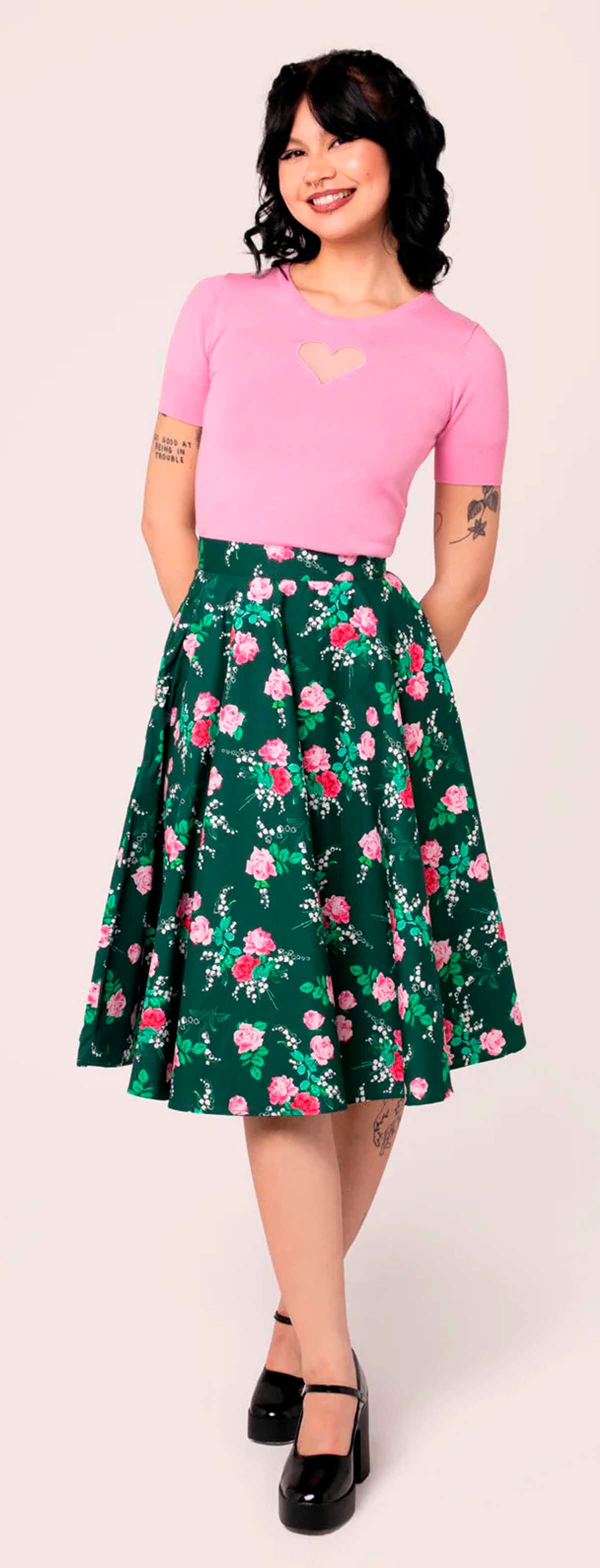 Hell_Bunny_MABEL_ROSES_Vintage_Blueten_Rosen_Full_Circle_50s_SWING_SKIRT_Rock_-_Dunkelgruen-1