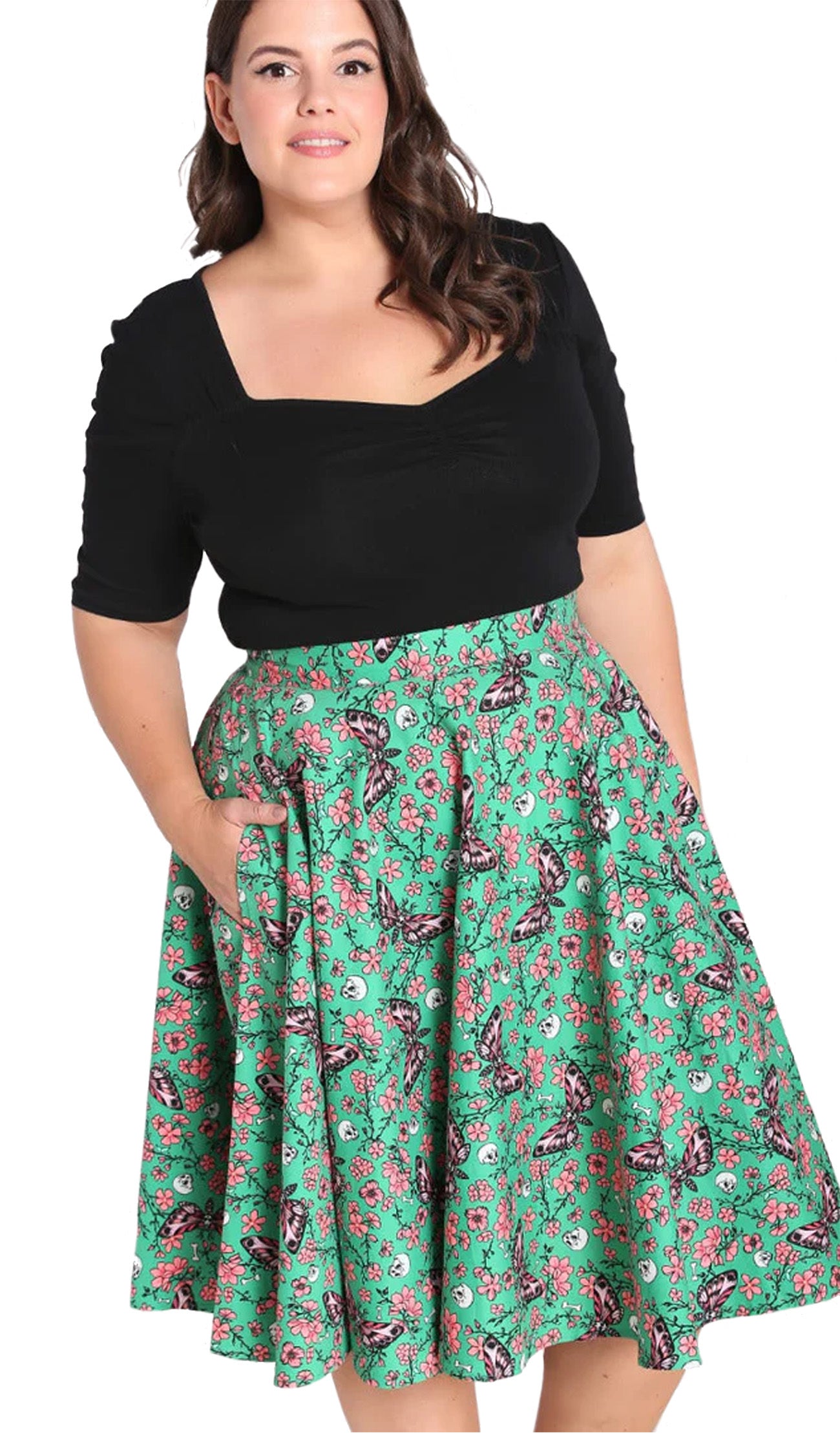 Hell_Bunny_MADILYNN_50s_Vintage_MOTHS_Flowers_Swing_Skirt_TELLERROCK_Plus_Size-4