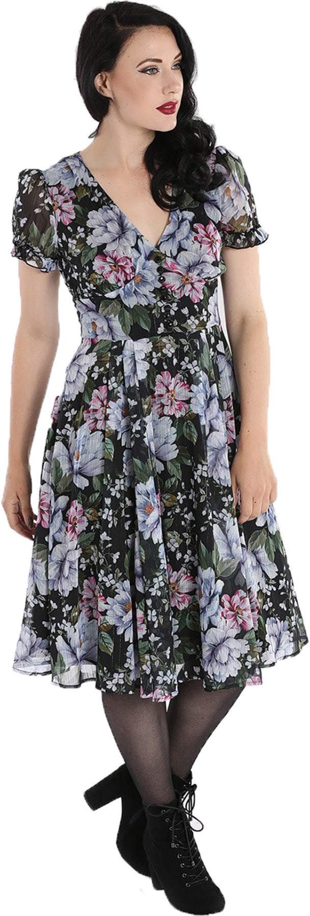 Hell_Bunny_MAGNOLIA_50s_FLORAL_Blumen_CHIFFON_Kurzarm_SWING_DRESS_Kleid_killer_kirsche2BLqBWZyNVCjk