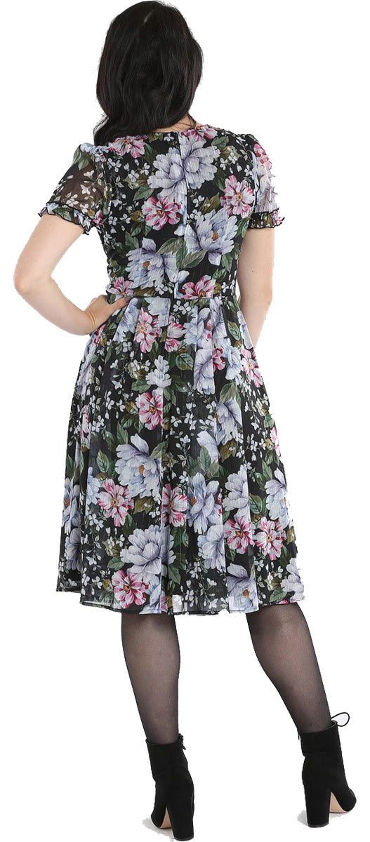 Hell_Bunny_MAGNOLIA_50s_FLORAL_Blumen_CHIFFON_Kurzarm_SWING_DRESS_Kleid_killer_kirsche_3