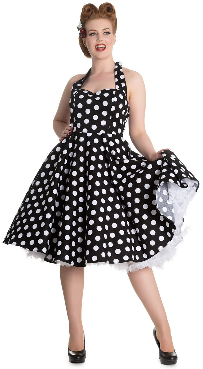 Hell_Bunny_MARIAM_Polka_Dot_PUNKTE_Neckholder_SWING_DRESS_Kleid_Schwarz-3tPtoEeOi8i3gY