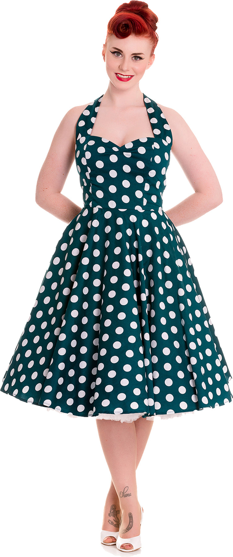 Hell_Bunny_MARIAM_Polka_Dots_PUNKTE_50s_NECKHOLDER_Dress_Kleid_Petrol_killer_kirscheXDgTHeV96Jlot