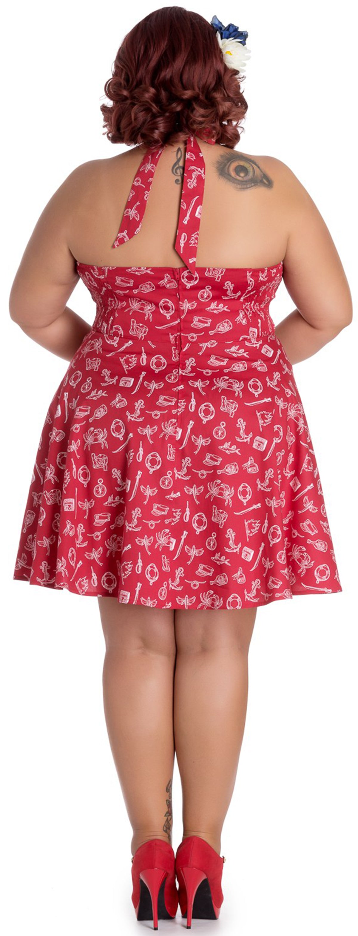 Hell_Bunny_MARIN_Sailor_NAUTICAL_Neckholder_Kleid_DRESS_Plus_Size_Rot-2