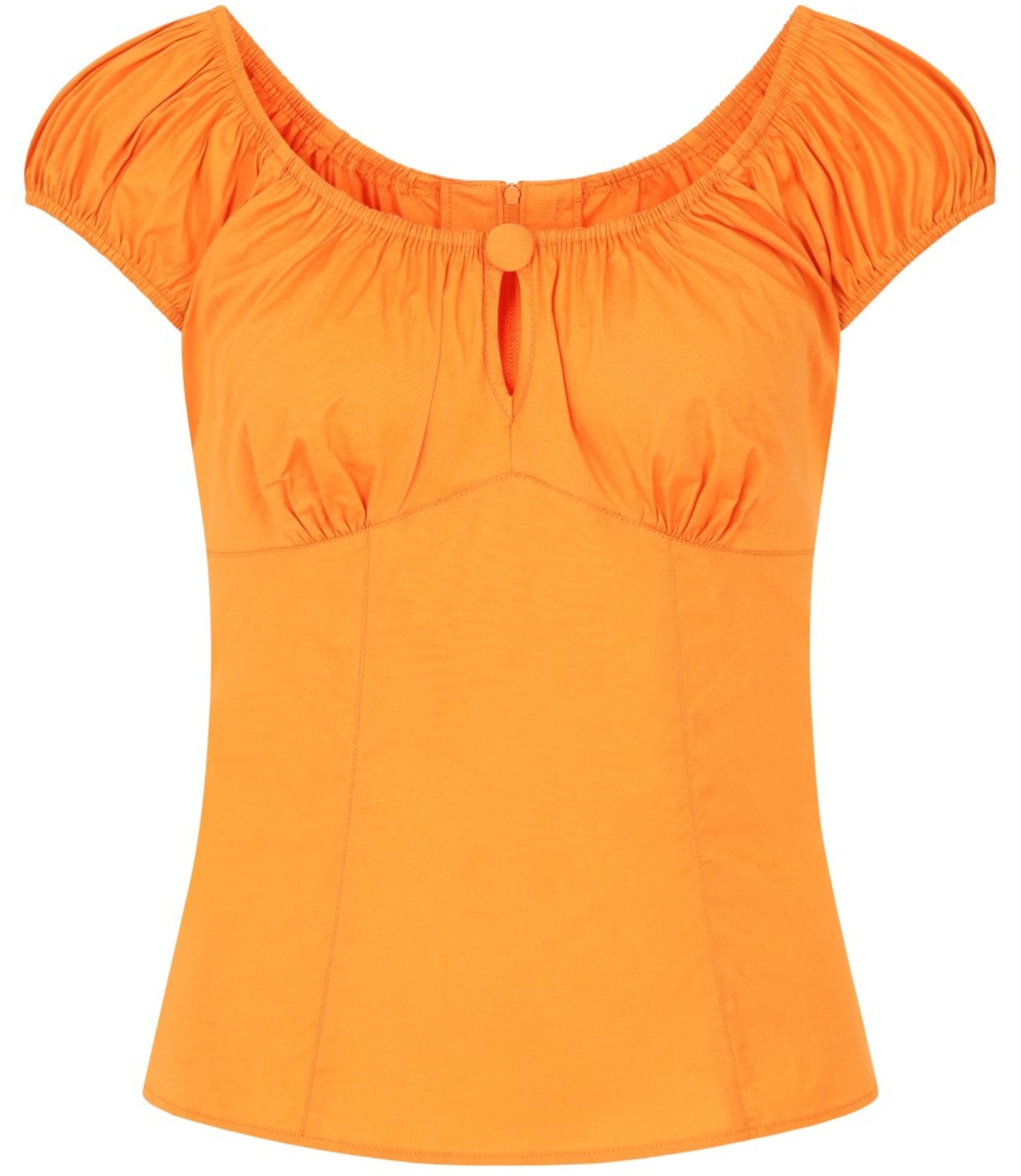 Hell_Bunny_MELISSA_Vintage_KEYHOLE_Classic_Retro_SHIRT_Bluse_-_Orange_killer_kirsche_4