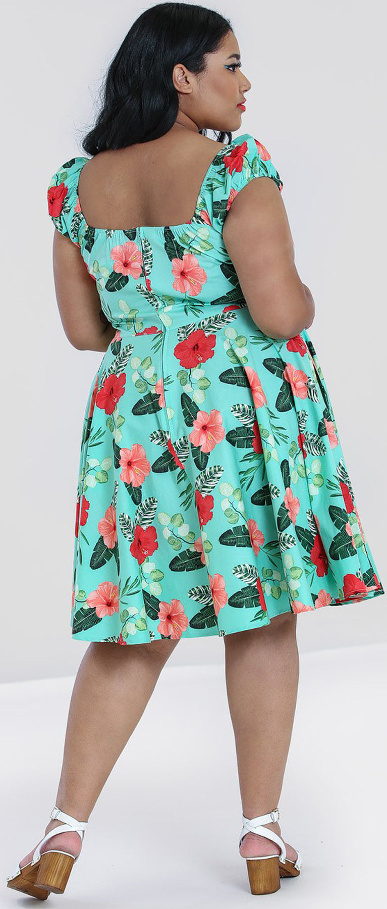 Hell_Bunny_MOANA_Tropical_HIBISKUS_Blumen_50s_SWING_KLEID_Dress_Plus_Size_killer_kirsche