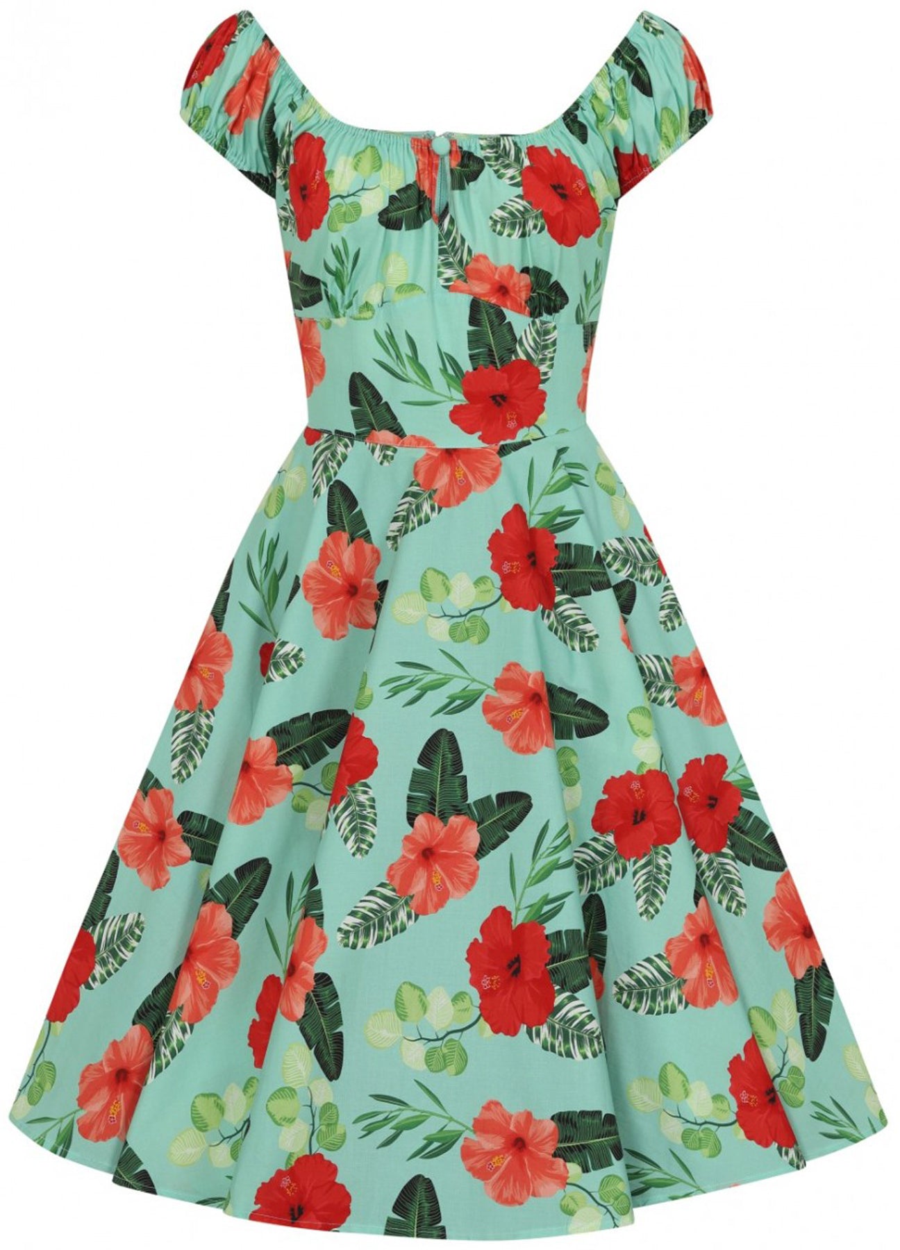 Hell_Bunny_MOANA_Tropical_HIBISKUS_Blumen_50s_SWING_KLEID_Dress_Plus_Size_killer_kirsche_3
