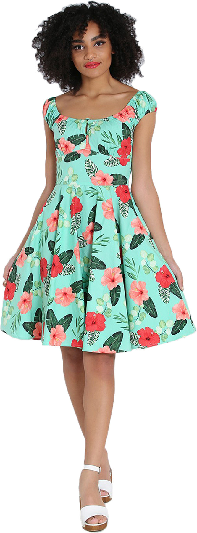 Hell_Bunny_MOANA_Tropical_HIBISKUS_Blumen_Kurzarm_50s_SWING_KLEID_Dress-1