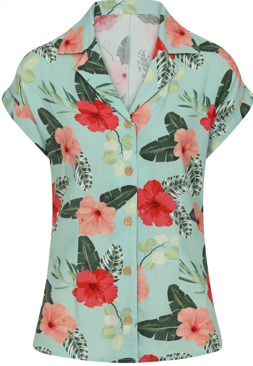Hell_Bunny_MOANA_Tropical_HIBISKUS_Blumen_Kurzarm_Retro_BLUSE_Shirt_Hemd_killer_kirsche_3LKSPKUEWuzFeG