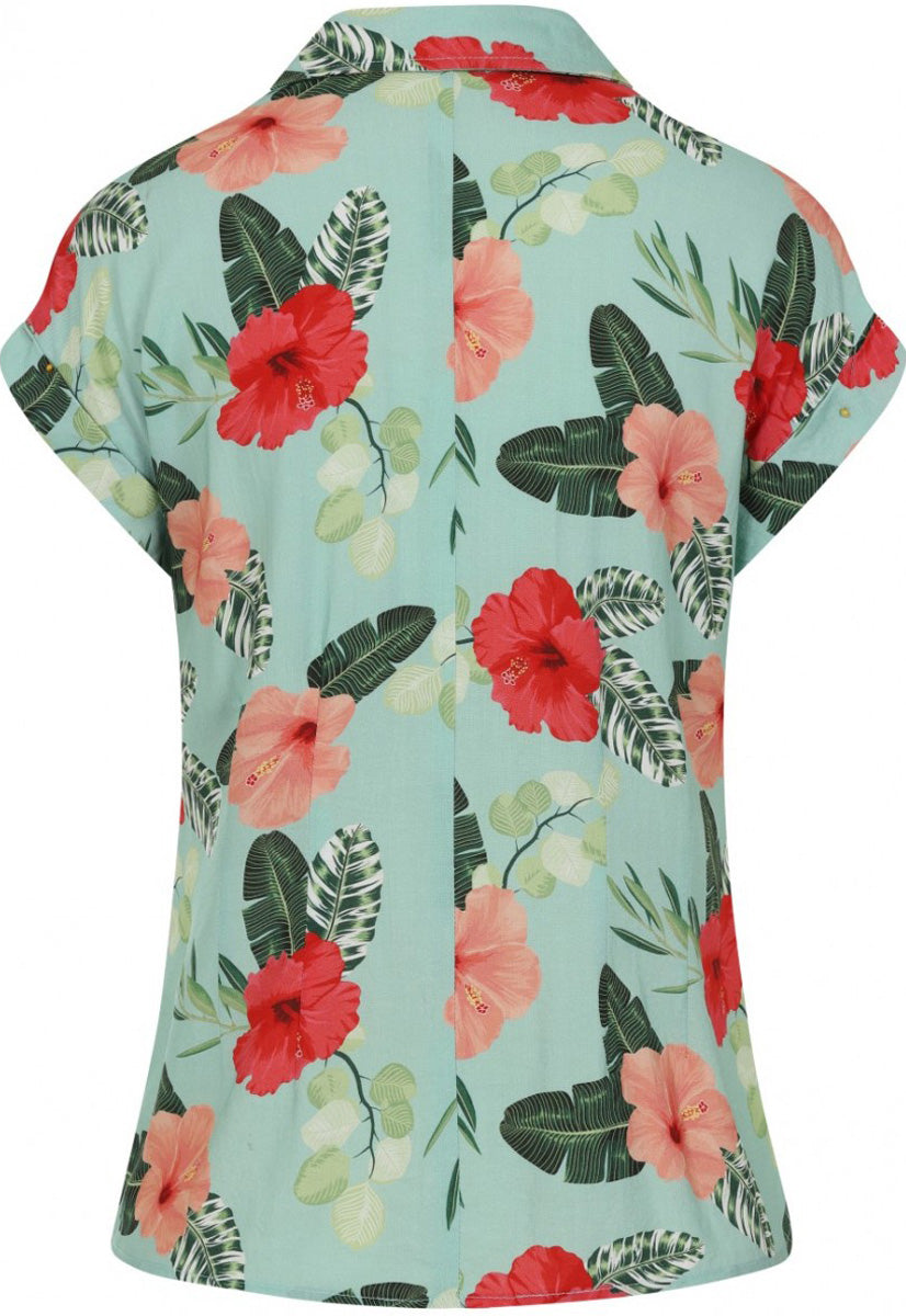 Hell_Bunny_MOANA_Tropical_HIBISKUS_Blumen_Kurzarm_Retro_BLUSE_Shirt_Hemd_killer_kirsche_4A3oLJMGw5t7XF