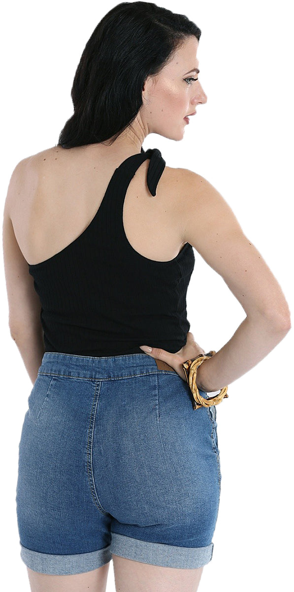 Hell_Bunny_MOLOKAI_Retro_Ribbed_Plain_ONE_SHOULDER_Top_OBERTEIL_Schwarz-2