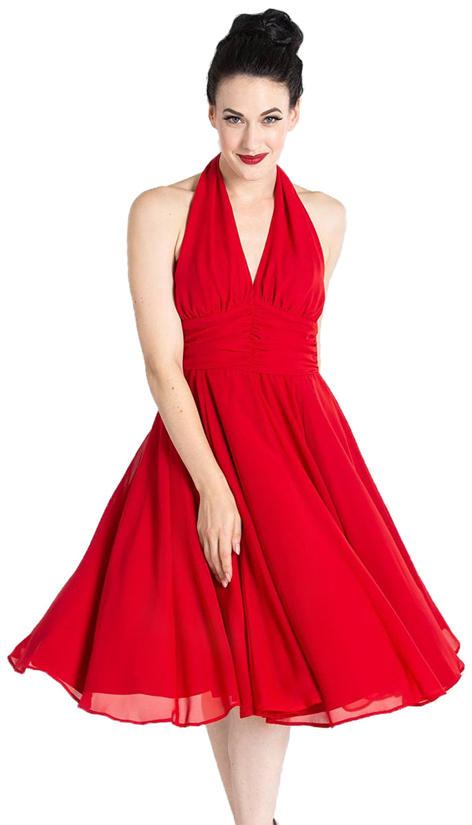 Hell_Bunny_MONROE_Halter_Neck_Vintage_CHIFFON_Kleid_SWING_DRESS_Rot-2oSOZEnlIrT3tf