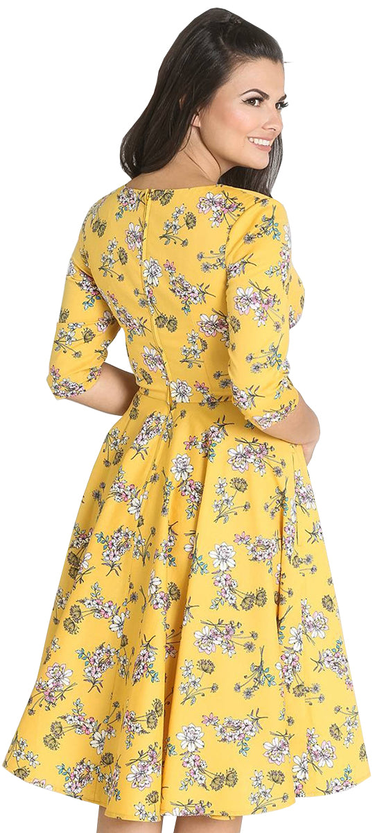 Hell_Bunny_MURIEL_Vintage_FLORAL_Blumen_50s_V-Neck_SWING_KLEID_Dress-2