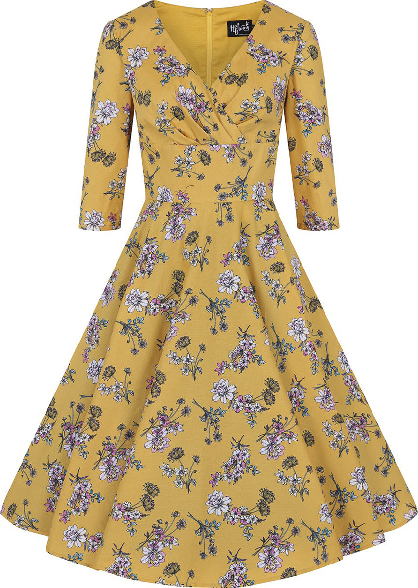 Hell_Bunny_MURIEL_Vintage_FLORAL_Blumen_50s_V-Neck_SWING_KLEID_Dress-3