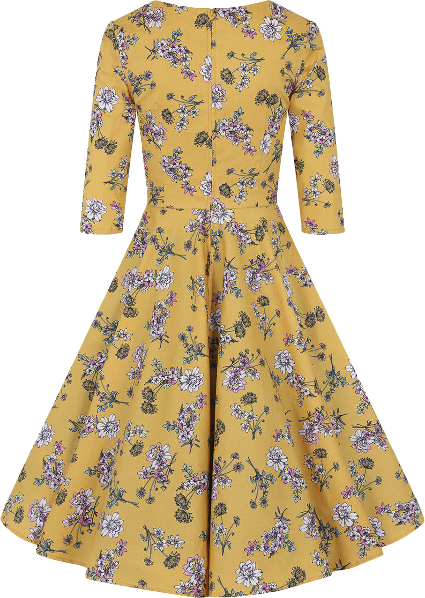 Hell_Bunny_MURIEL_Vintage_FLORAL_Blumen_50s_V-Neck_SWING_KLEID_Dress-4