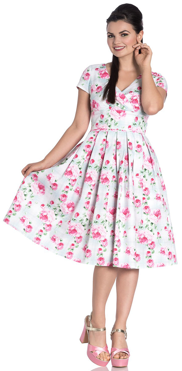 Hell_Bunny_NATALIE_Vintage_ROSES_Floral_Check_Pleated_SWING_DRESS_Kleid-1lGfdhQwleRHpl