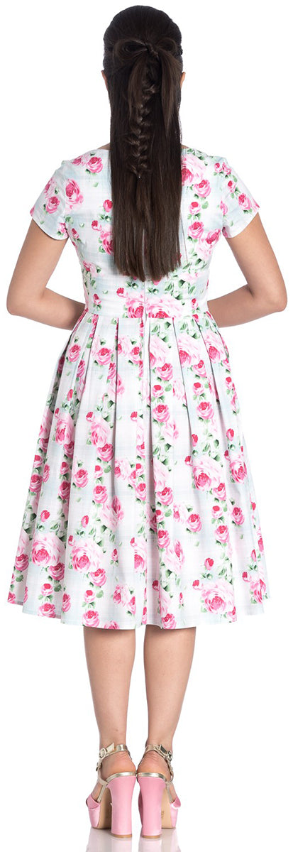 Hell_Bunny_NATALIE_Vintage_ROSES_Floral_Check_Pleated_SWING_DRESS_Kleid-28gY69Wwpx7kUJ