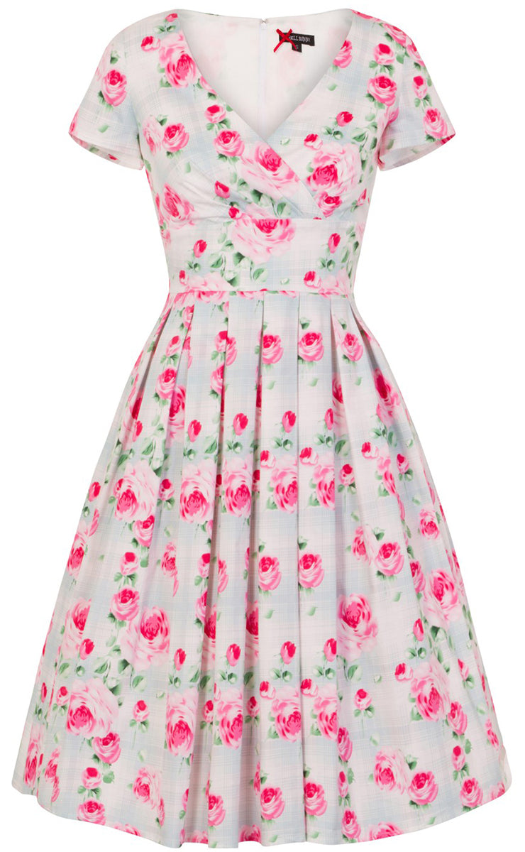 Hell_Bunny_NATALIE_Vintage_ROSES_Floral_Check_Pleated_SWING_DRESS_Kleid-3ecI2pMK3VpdCg