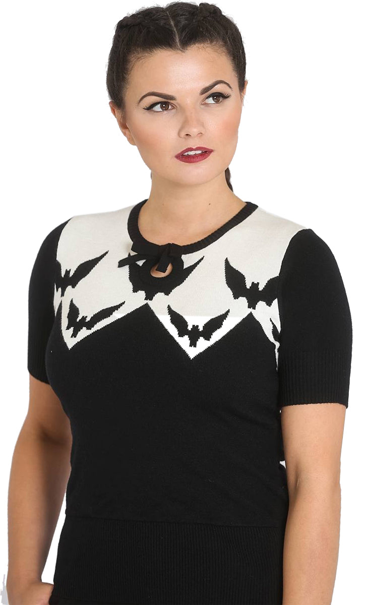 Hell_Bunny_NEW_VAMP_Retro_BATS_Fledermaus_BOW_Kurzarm_STRICKSHIRT_Jumper_killer_kirsche_02ALOTeeBFFx0oq