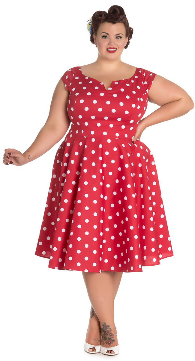 Hell_Bunny_NICKY_50s_Retro_POLKA_DOTS_Punkte_SWING_Dress_KLEID_Plus_Size_Rot-1
