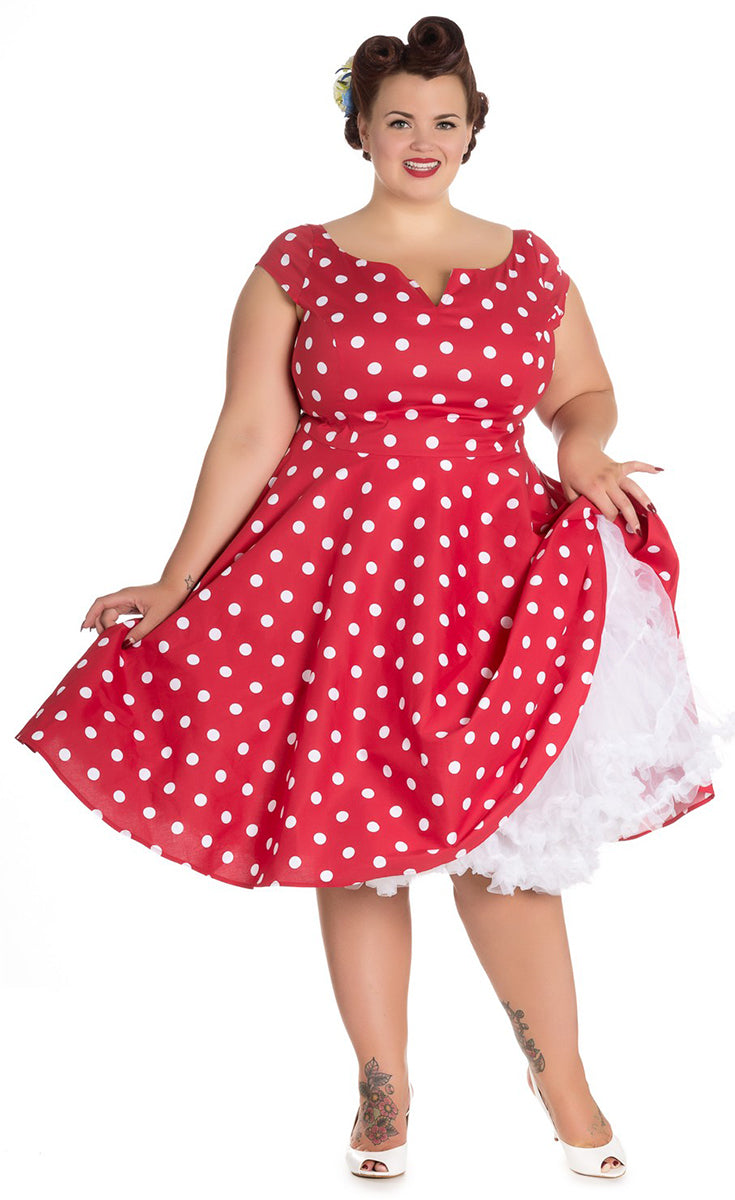 Hell_Bunny_NICKY_50s_Retro_POLKA_DOTS_Punkte_SWING_Dress_KLEID_Plus_Size_Rot-3
