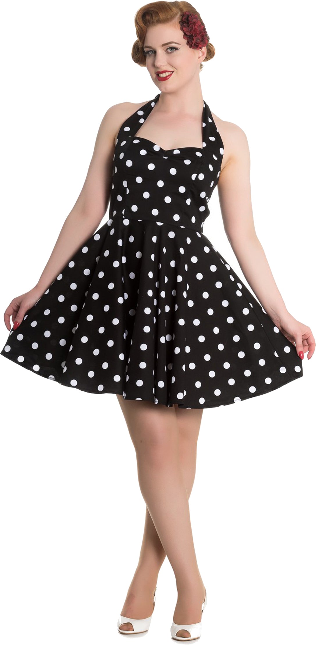 Hell_Bunny_NICKY_Polka_Dots_PUNKTE_50s_Mini_NECKHOLDER_Swing_Kleid_schwarzWG5lMuK9sL5QX