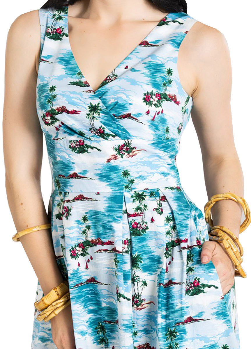 Hell_Bunny_NISSI_50s_Tropical_Island_HIBISKUS_Traeger_SWING_DRESS_Kleid-2