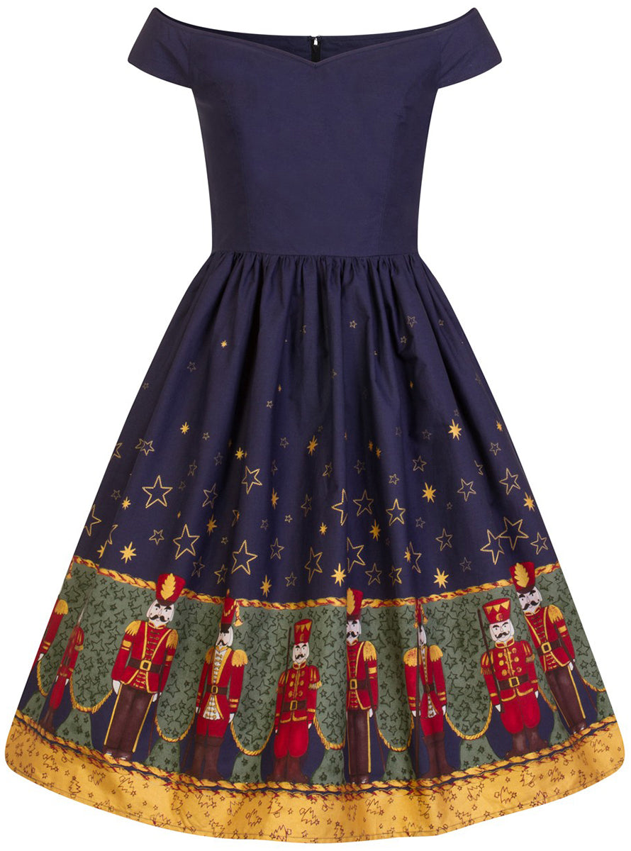 Hell_Bunny_NUTCRACKER_Vintage_Nussknacker_STERNE_Swing_Dress_KLEID_-3