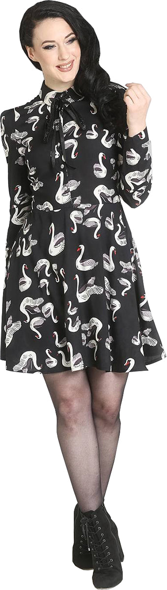 Hell_Bunny_ODETTE_Vintage_SCHWaeNE_Swans_Langarm_SWING_Dress_Kleid-1