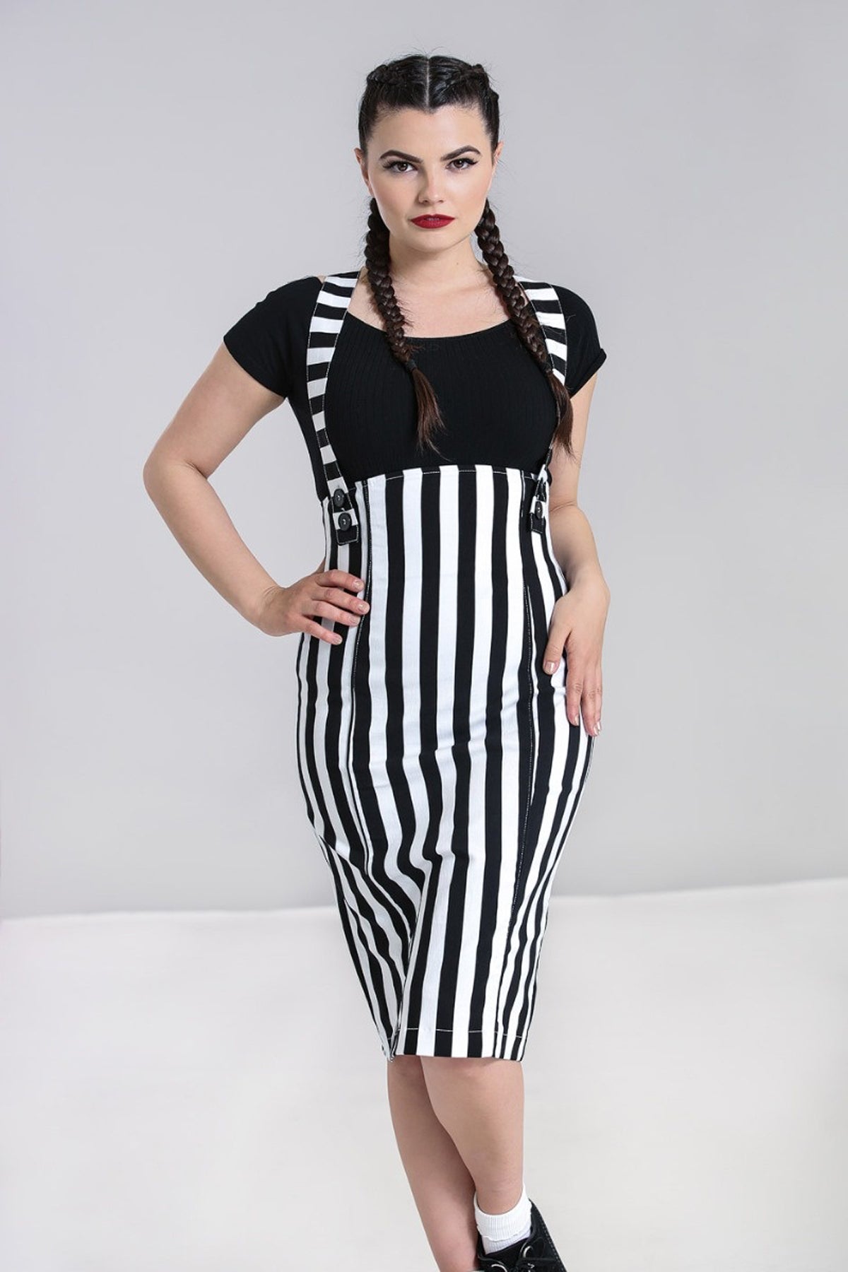 Hell_Bunny_OTHO_Striped_STREIFEN_High_Waist_Pencil_Skirt_PINAFORE_Bleistiftrock_killer_kirsche_33XBOFP3Jk07eV