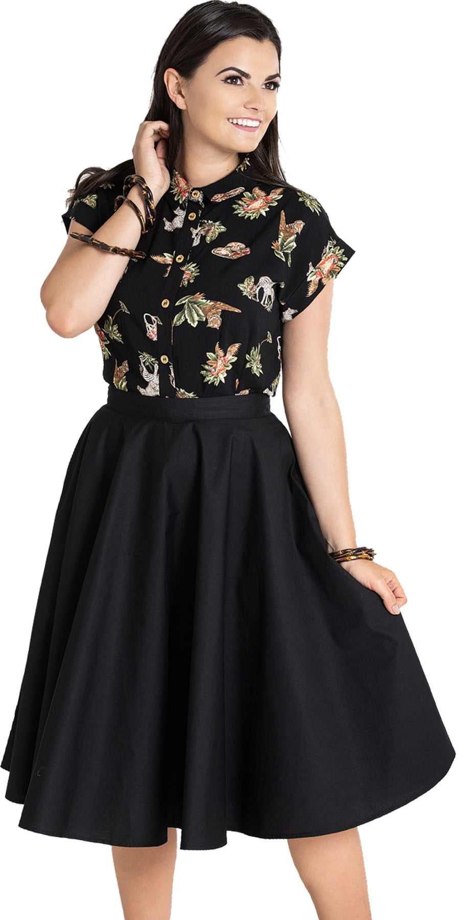 Hell_Bunny_PAULA_Vintage_50s_Basic_SWING_Skirt_TELLERROCK_Schwarz_killer_kirsche_1zlOMFiyuk3V1r