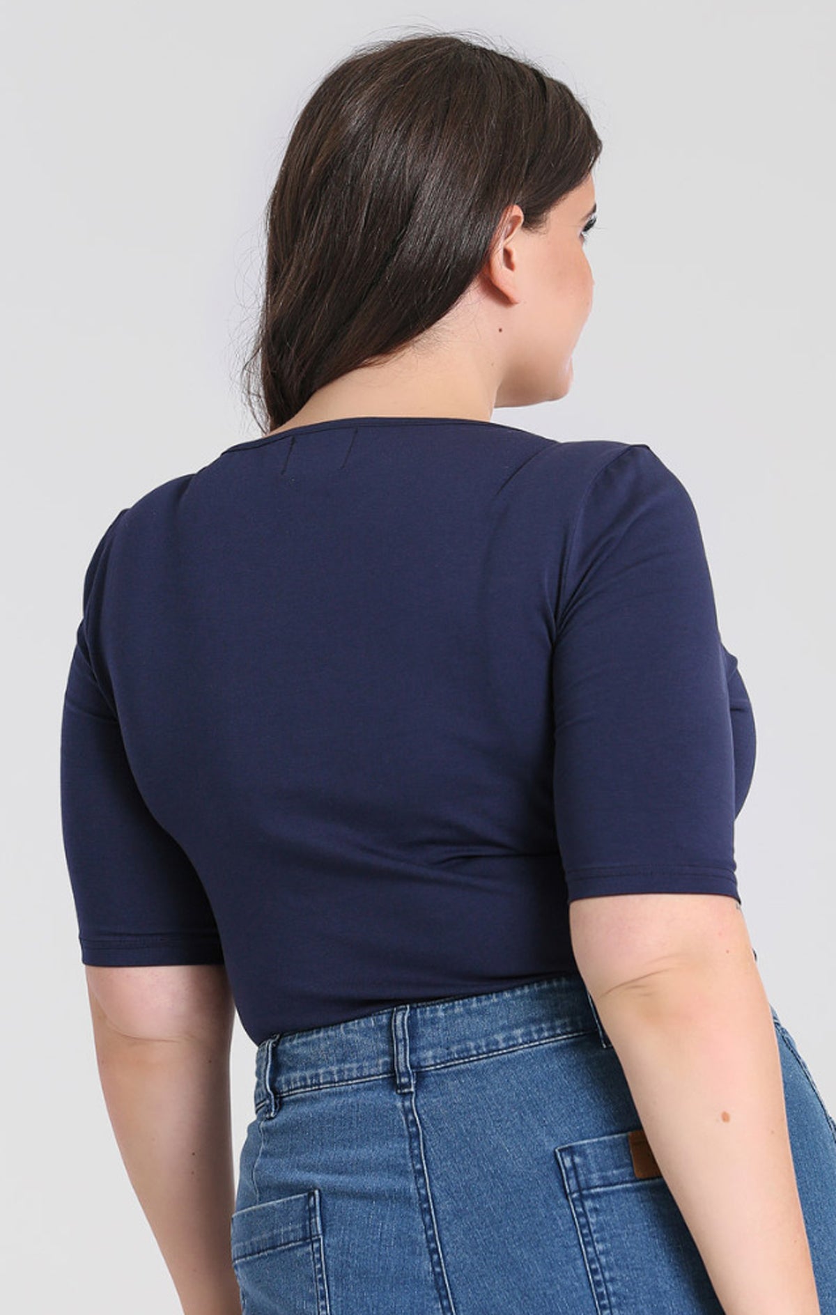 Hell_Bunny_PHILIPPA_BASIC_Vintage_34_Arm_RETRO_Oberteil_SHIRT_Dunkelblau-2