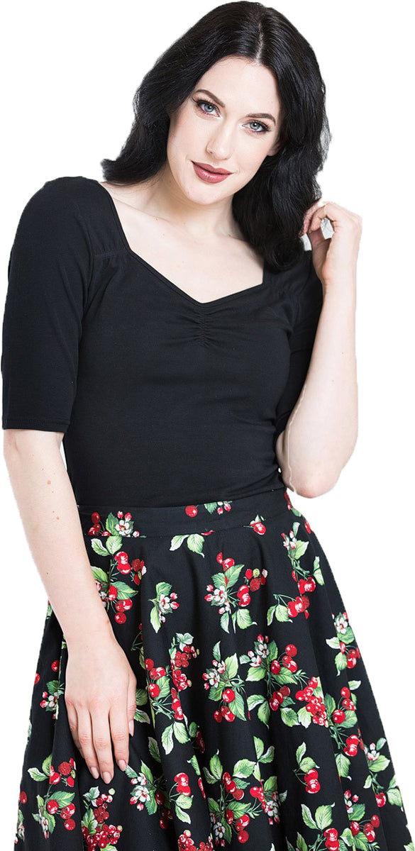 Hell_Bunny_PHILIPPA_Vintage_BASIC_3_4_Arm_RETRO_Oberteil_SHIRT_Schwarz-2