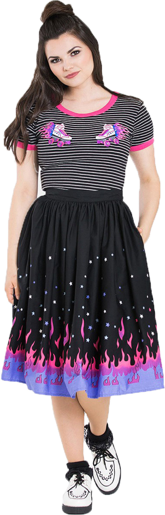 Hell_Bunny_PINBALL_Stars_FLAMES_Flammen_Retro_TELLERROCK_Swing_Skirt_killer_kirschezp8RQUj3CJKhH