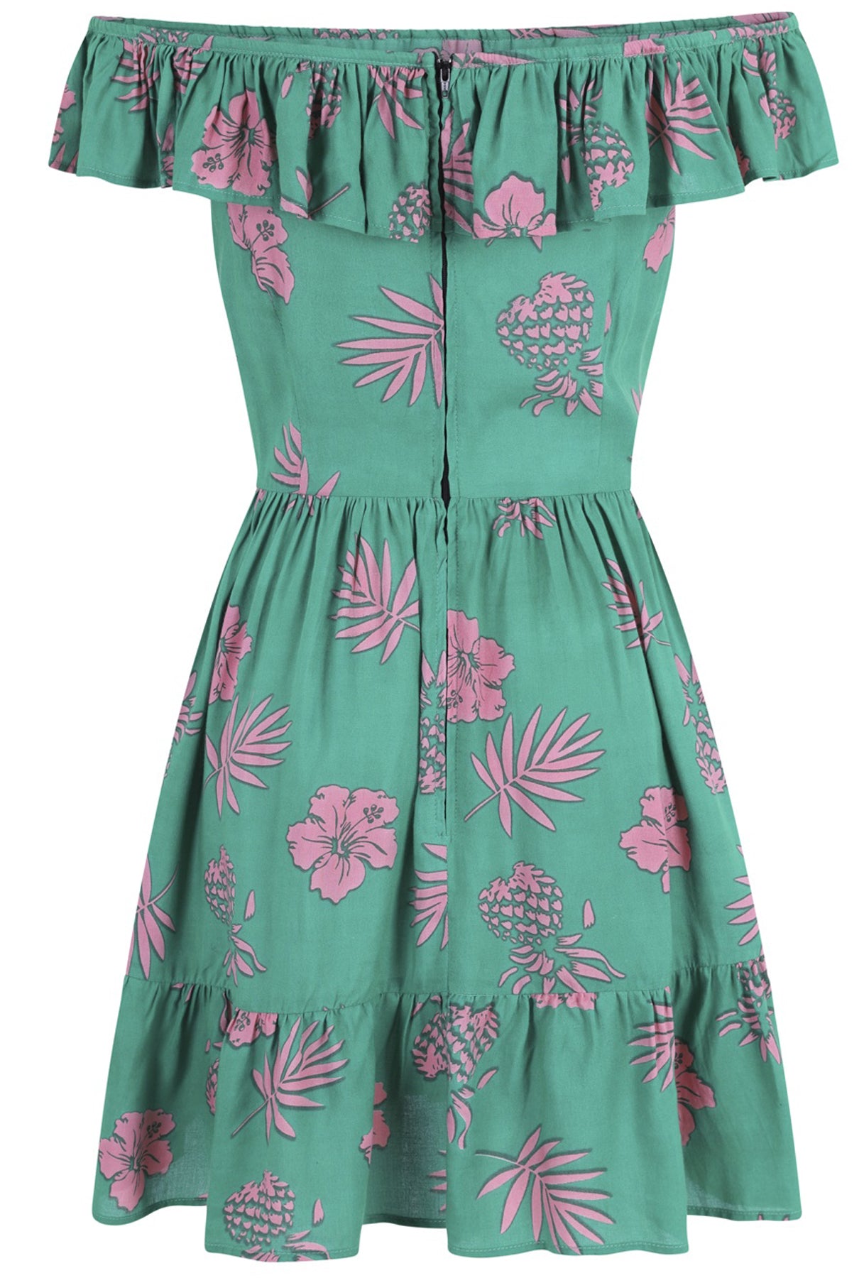 Hell_Bunny_PINEAPPLE_Vintage_Tiki_Carmen_MINI_Swing_Dress_KLEID_Gruen_killer_kirsche_5
