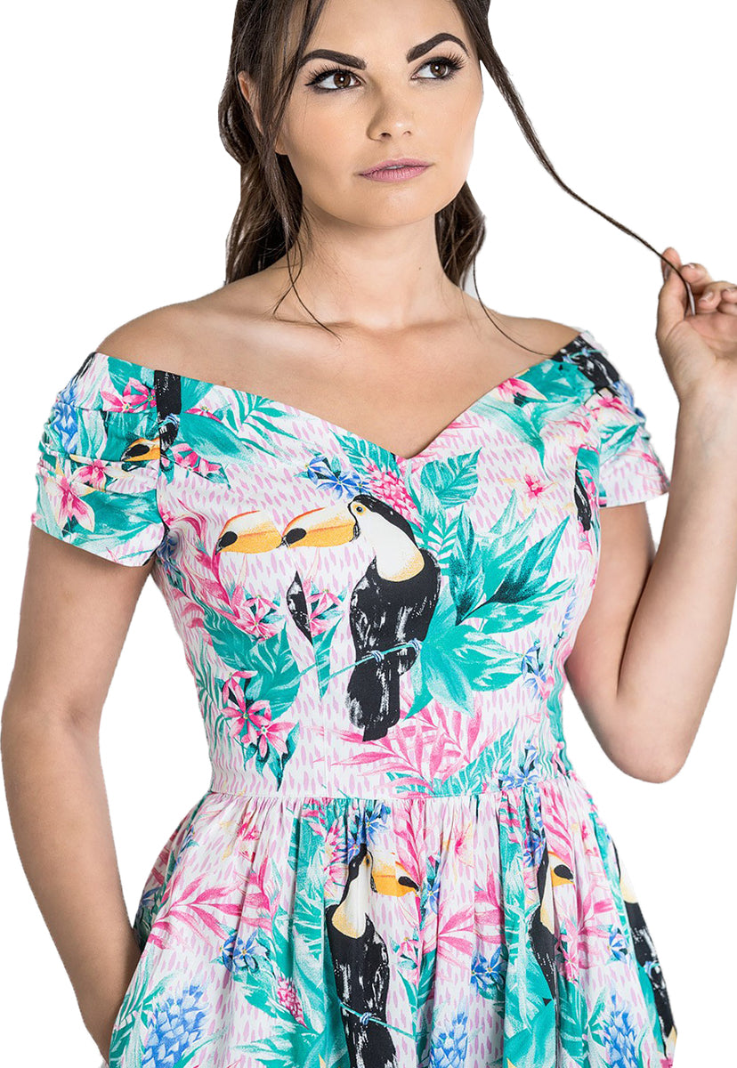 Hell_Bunny_RAPHAELLA_Tropical_TUKAN_Floral_Retro_SWING_DRESS_Kleid-2