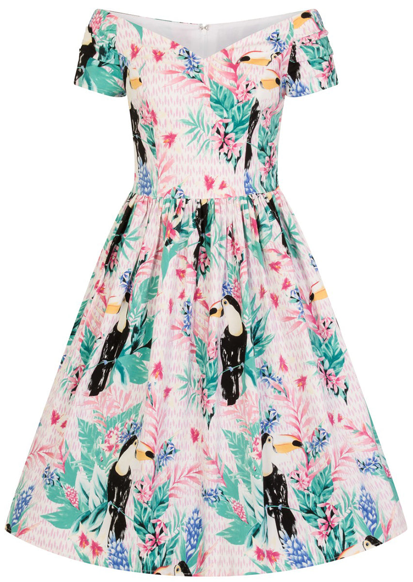 Hell_Bunny_RAPHAELLA_Tropical_TUKAN_Floral_Retro_SWING_DRESS_Kleid-4