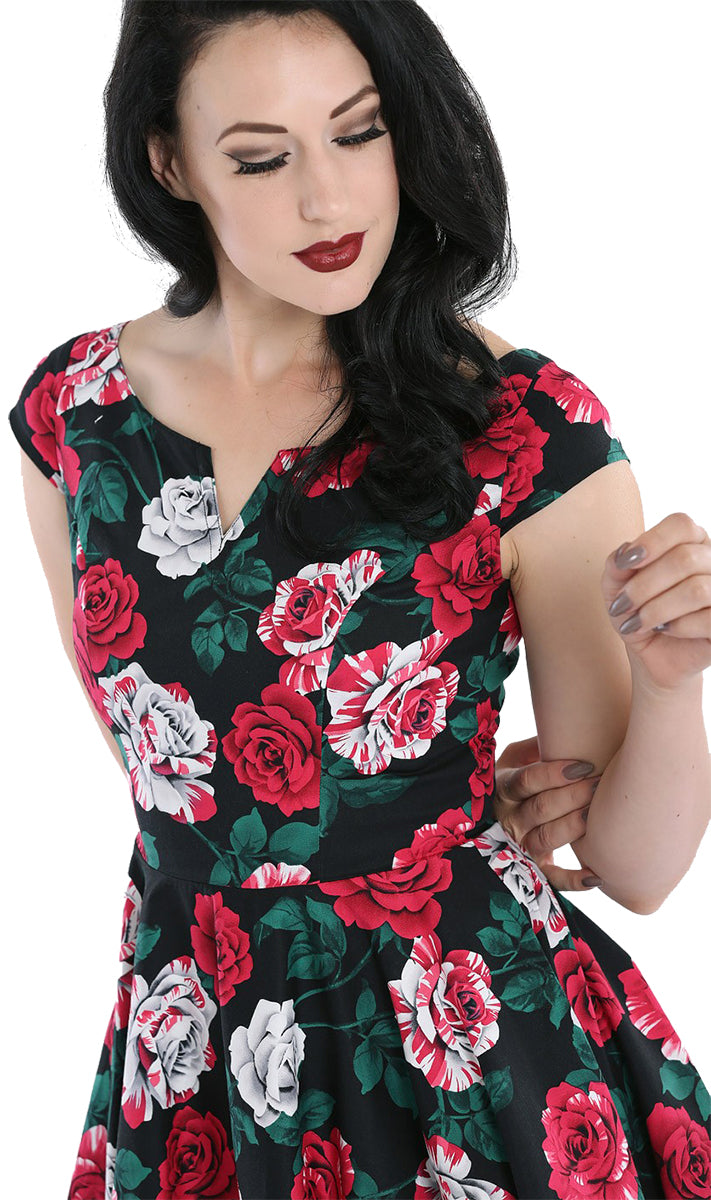 Hell_Bunny_RUUBY_Roses_Rosen_50s_Boat_Neck_SWING_Dress_Kleid02