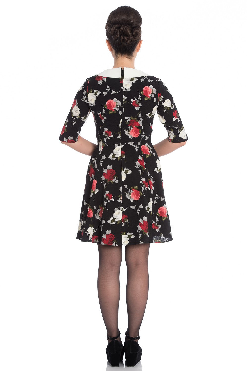 Hell_Bunny_SELMA_Floral_ROSE_Bow_COLLAR_Mini_Dress_KLEID-2