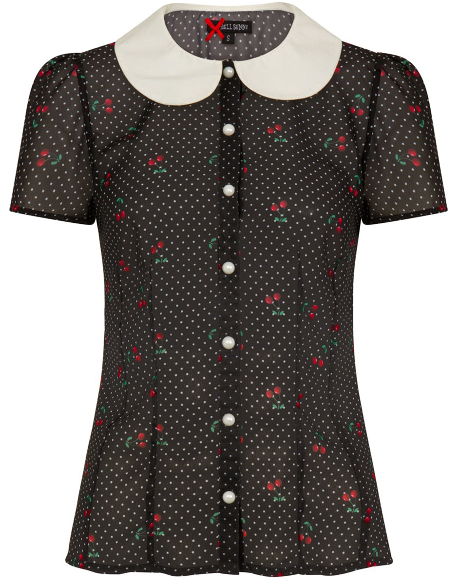 Hell_Bunny_SOPHIE_Polka_Dot_CHERRY_Kirschen_Bubikragen_BLOUSE_Bluse-3