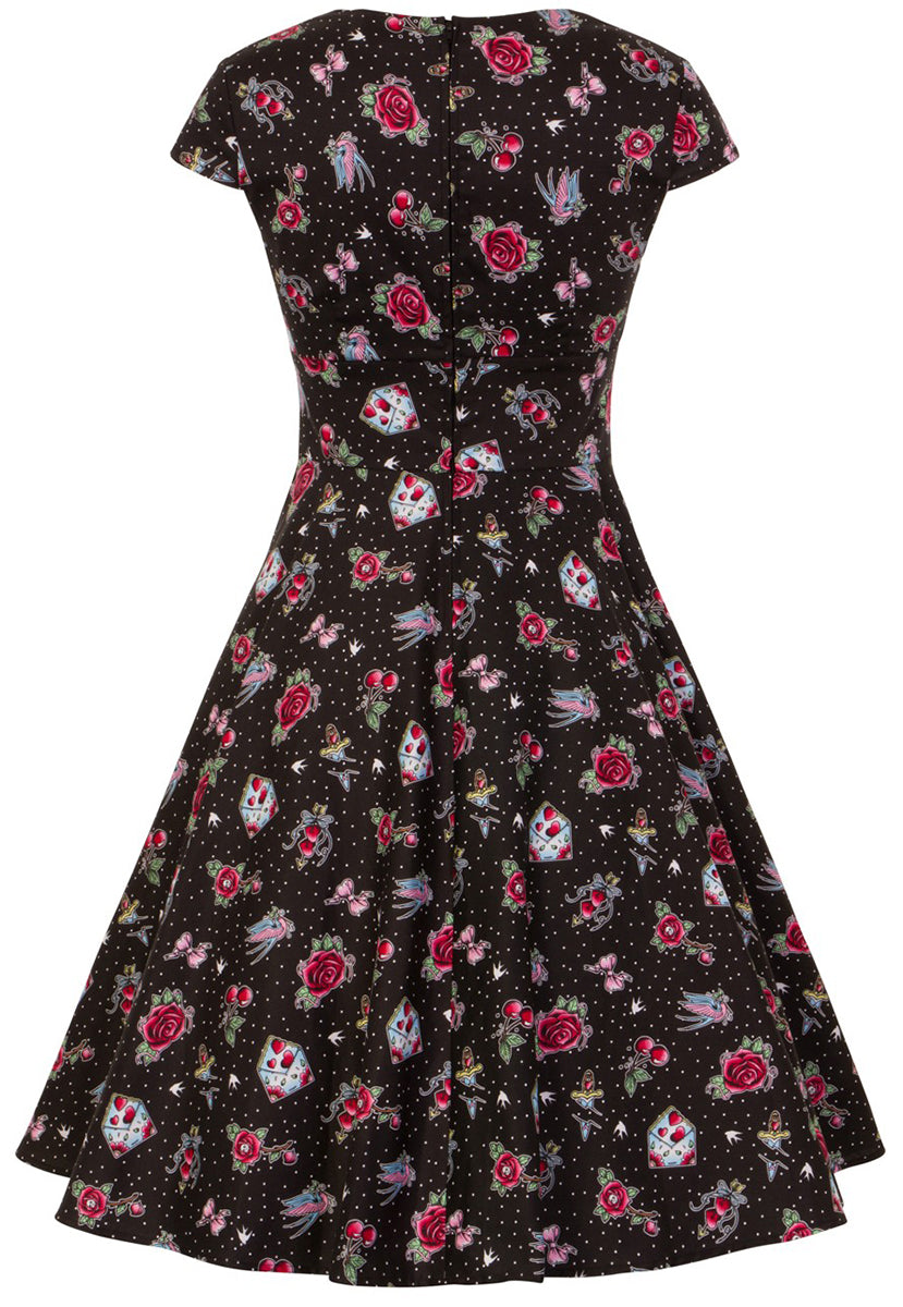 Hell_Bunny_STEVIE_Oldschool_TATTOO_Polka_Dots_SWING_DRESS_Kleid-5