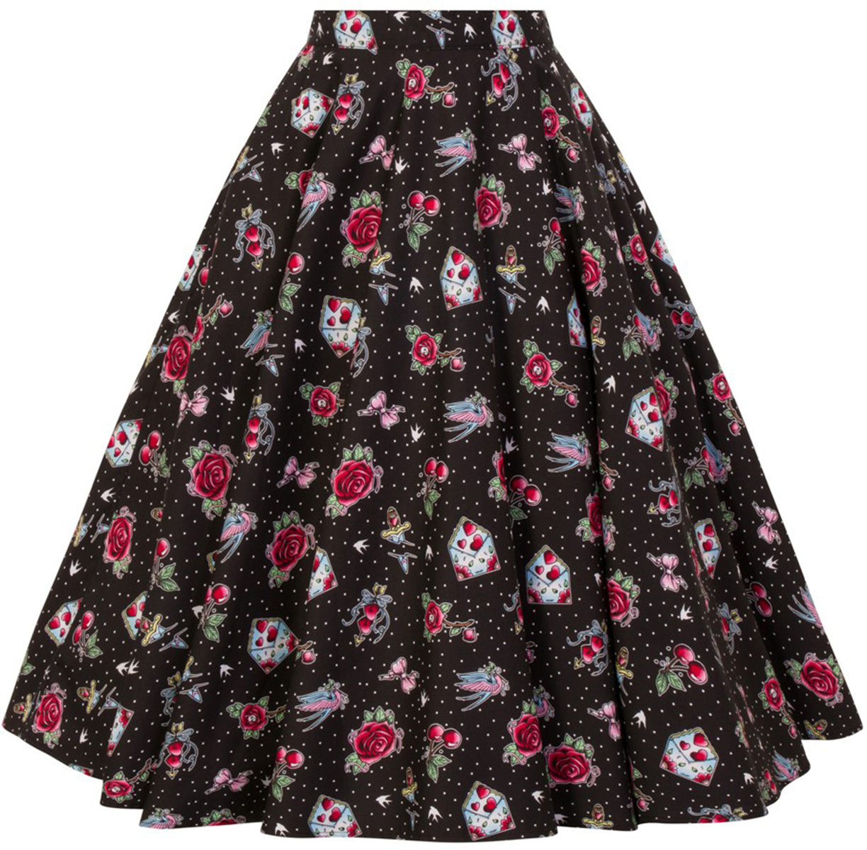 Hell_Bunny_STEVIE_Oldschool_TATTOO_Polka_Dots_Swing_Skirt_TELLERROCK-3rAOQkQ28BIP8b