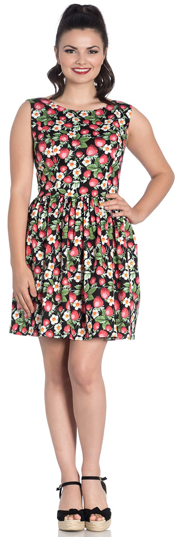 Hell_Bunny_STRAWBERRY_SUNDAE_Erdbeeren_Retro_MINI_SWING_Dress_KLEID_killer_kirsche